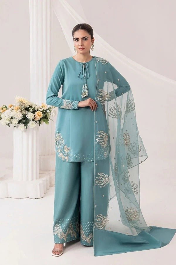 Embrose Embroidered 3pc - Chaudhary Arts