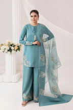Embrose Embroidered 3pc - Chaudhary Arts