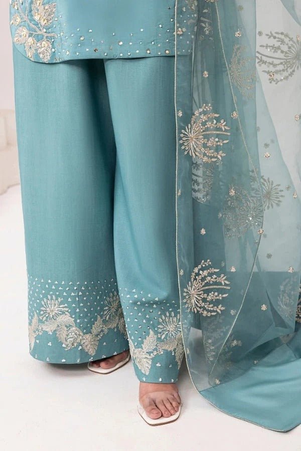Embrose Embroidered 3pc - Chaudhary Arts