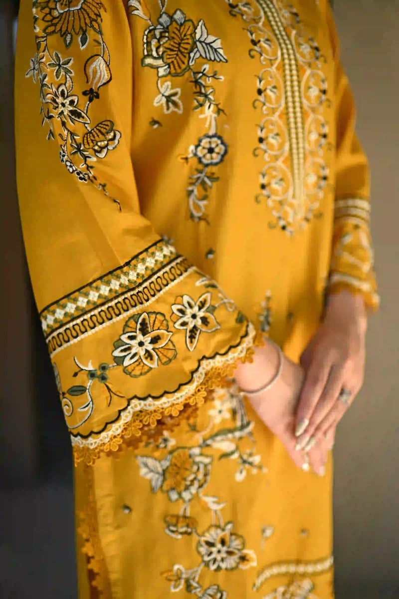 Gul naaz - 3pc - Chaudhary Arts