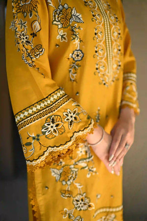 Gul naaz - 3pc - Chaudhary Arts