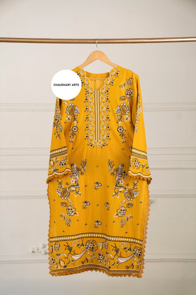 Gul naaz - 3pc - Chaudhary Arts