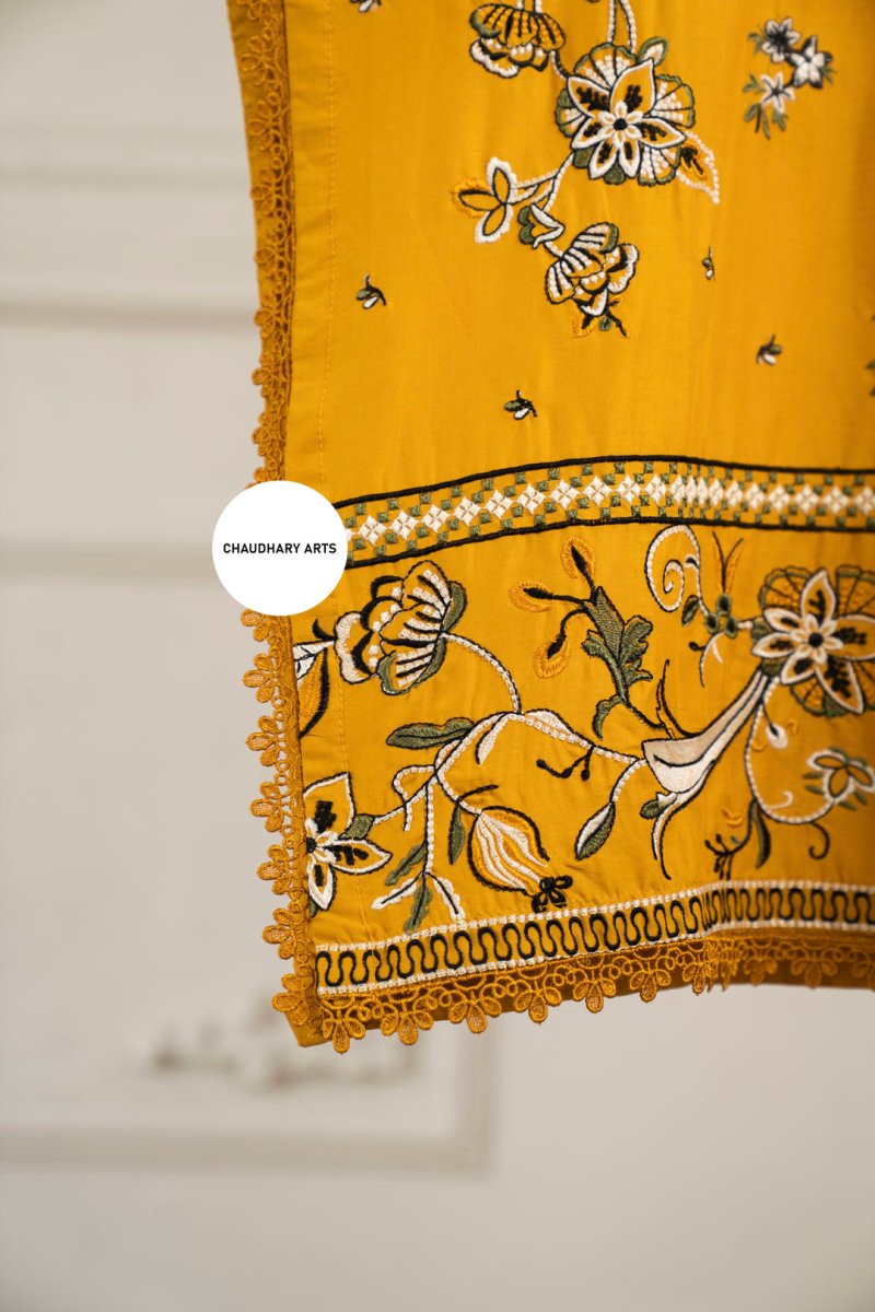 Gul naaz - 3pc - Chaudhary Arts