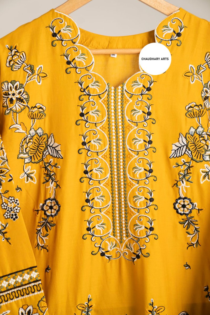 Gul naaz - 3pc - Chaudhary Arts
