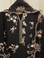 Haniya Embroiderd 3pc - Lawn - Chaudhary Arts