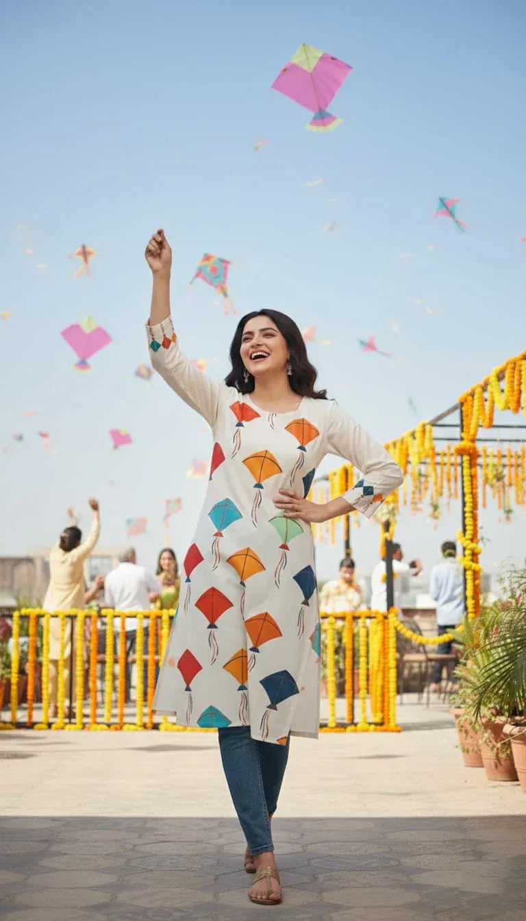 Basant Printed Kurti