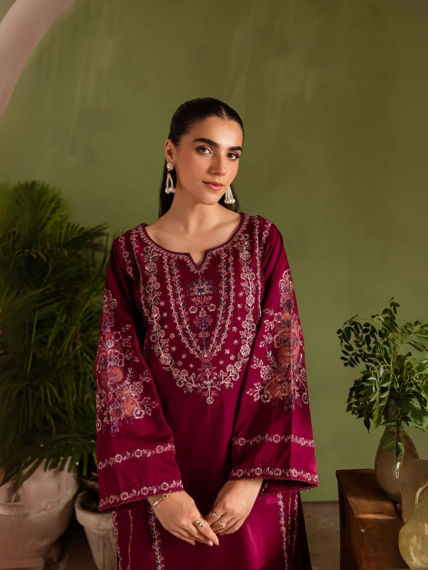 Shyrel Embroidered 2pc