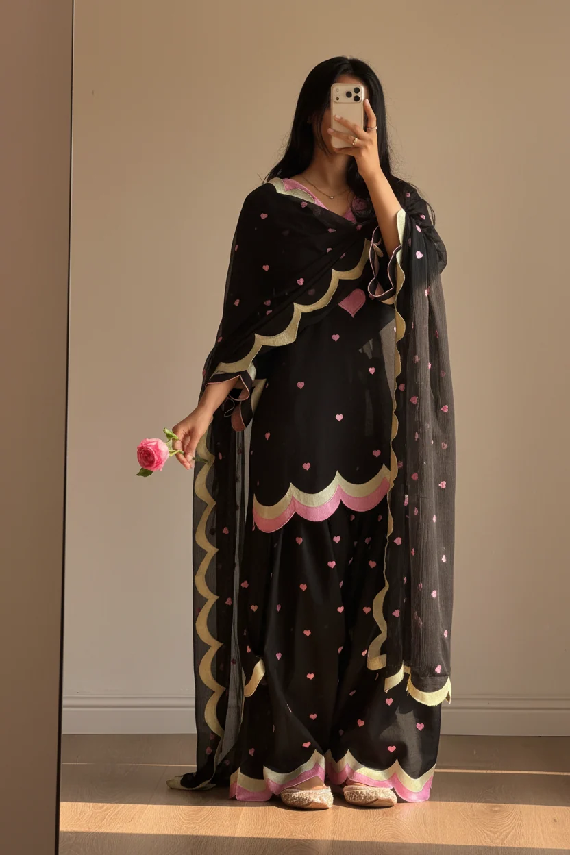 Sahiba Black - 3pc