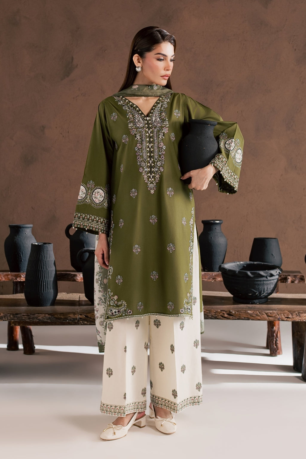 Zarmin Embroidered -3pc