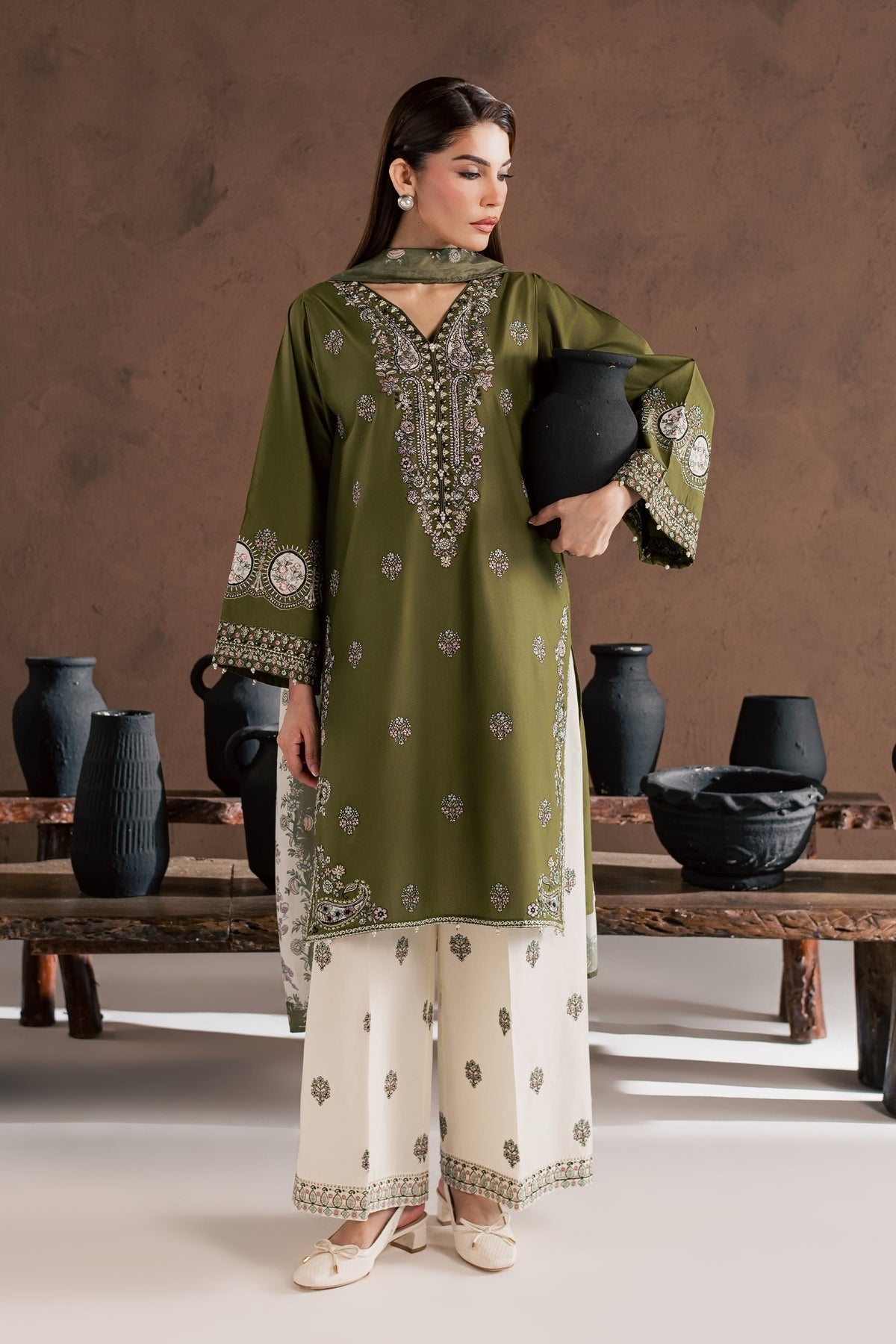 Zarmin Embroidered -3pc