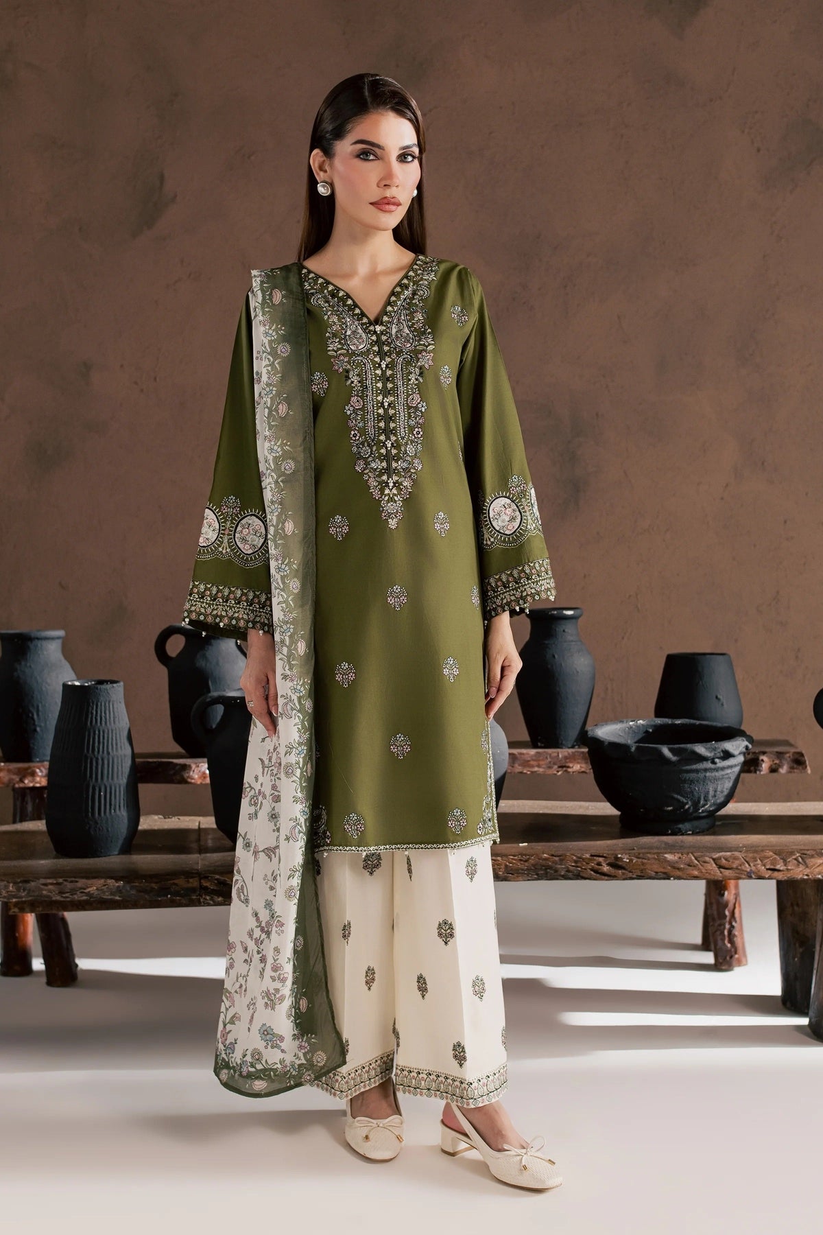 Zarmin Embroidered -3pc