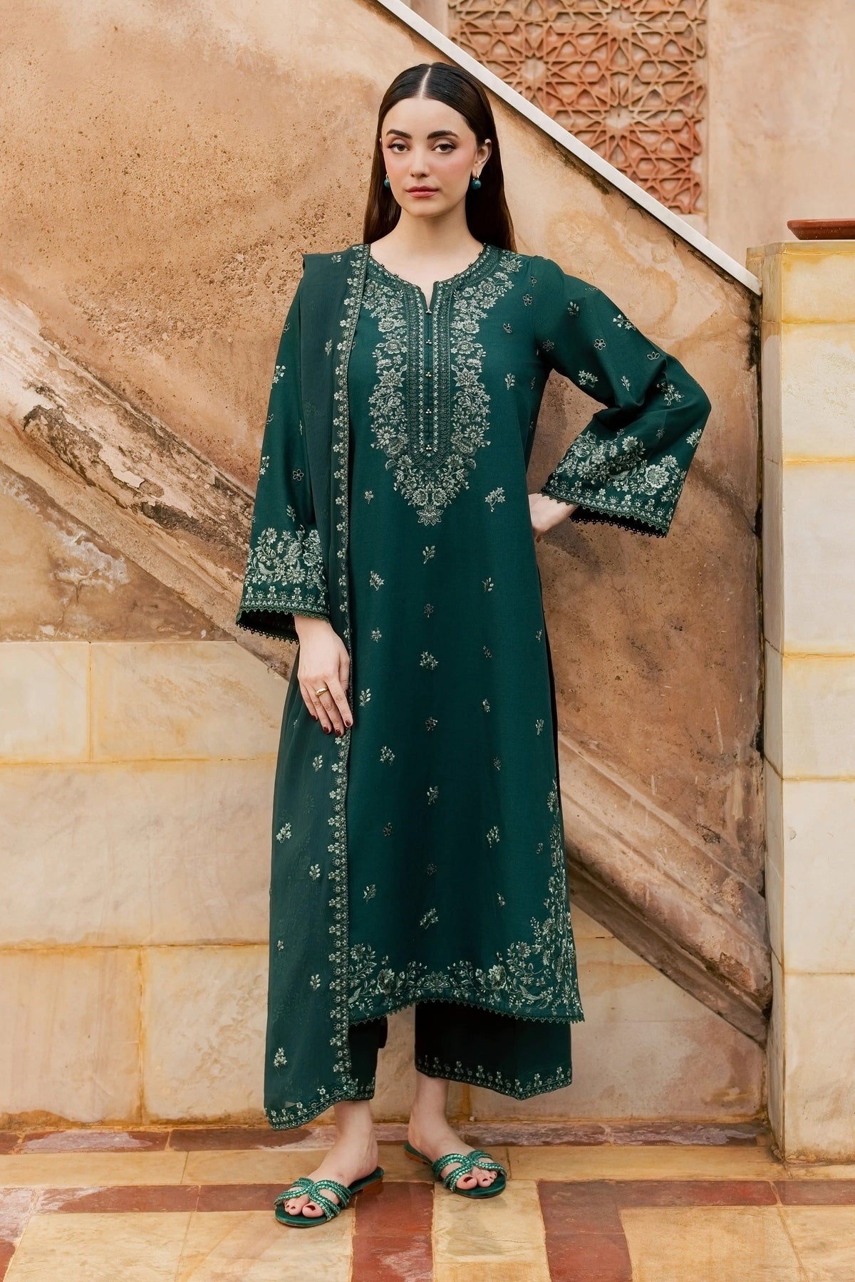 Rameen Embroidered – 3Pc