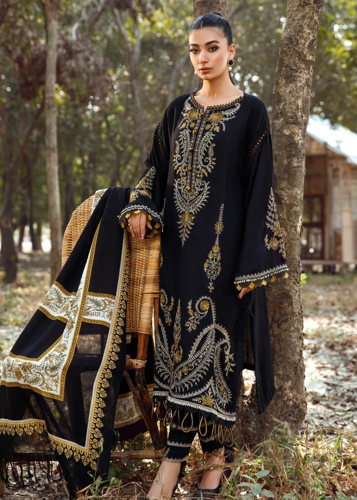Zen Embroidered - 3pc