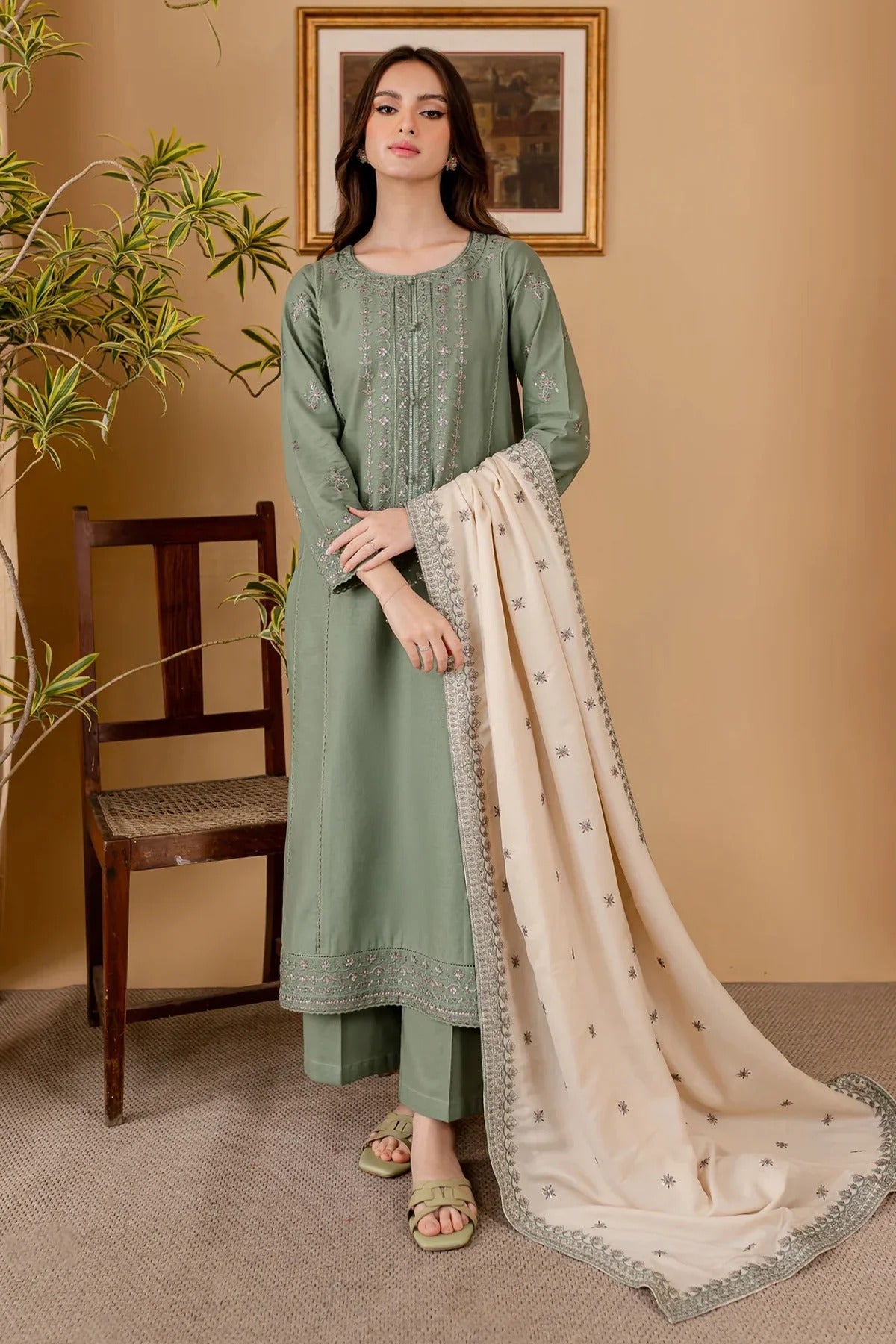 Zarnab Embroidered 3pc