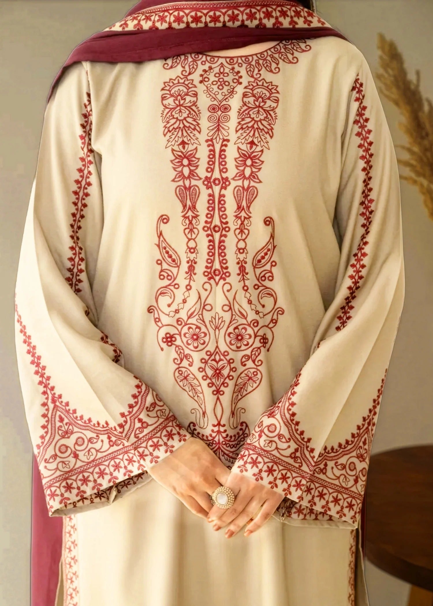 Heer Embroidered 3pc
