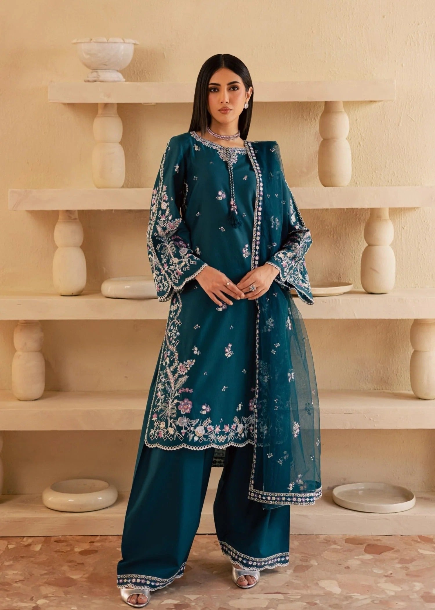 Esha Embroidered 3pc