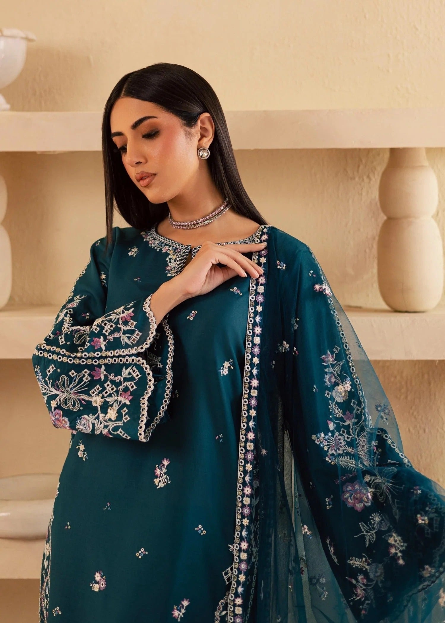 Esha Embroidered 3pc
