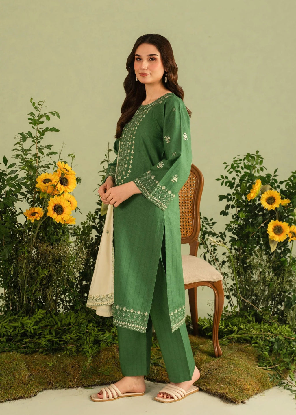 Zarnab Embroidered 3pc