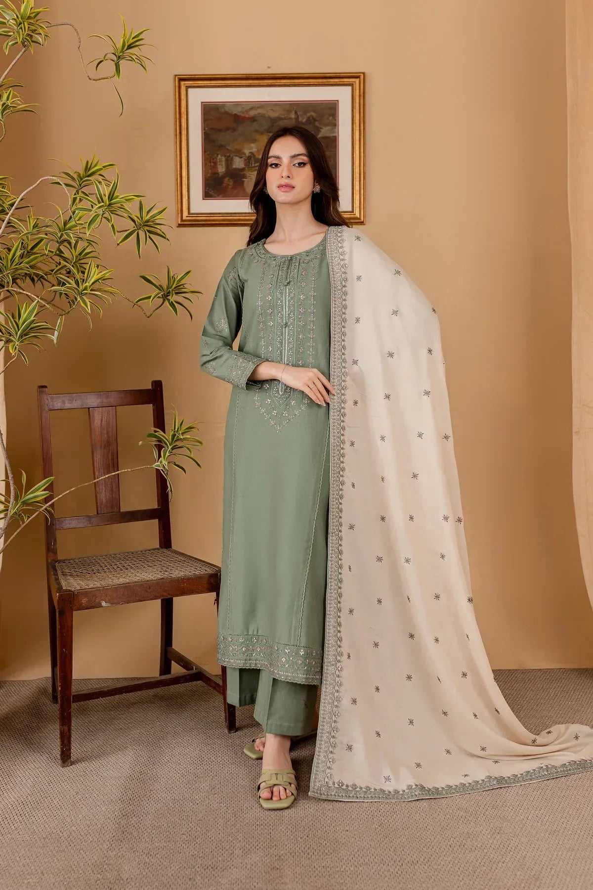 Zarnab Embroidered 3pc