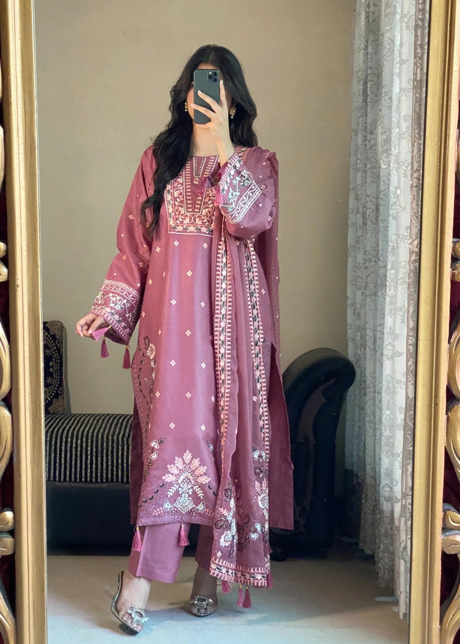 Azeen Embroidered - 3 pieces