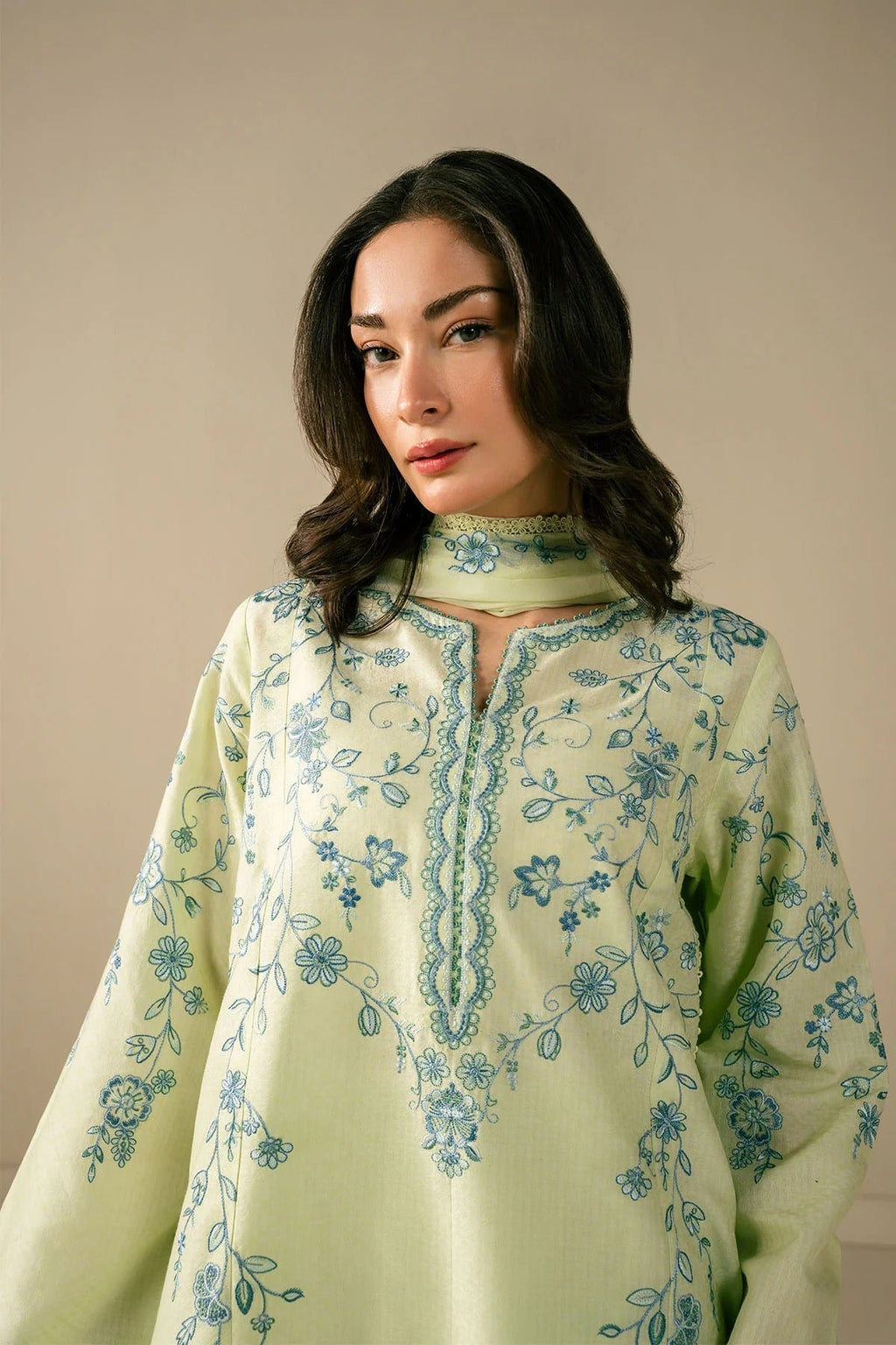 Neemal Embroidered-3pc