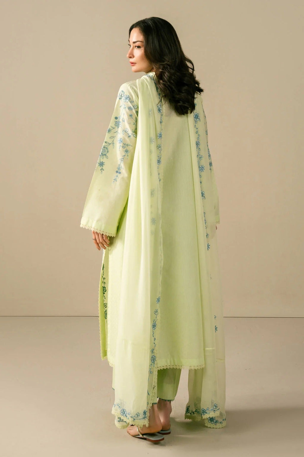 Neemal Embroidered-3pc