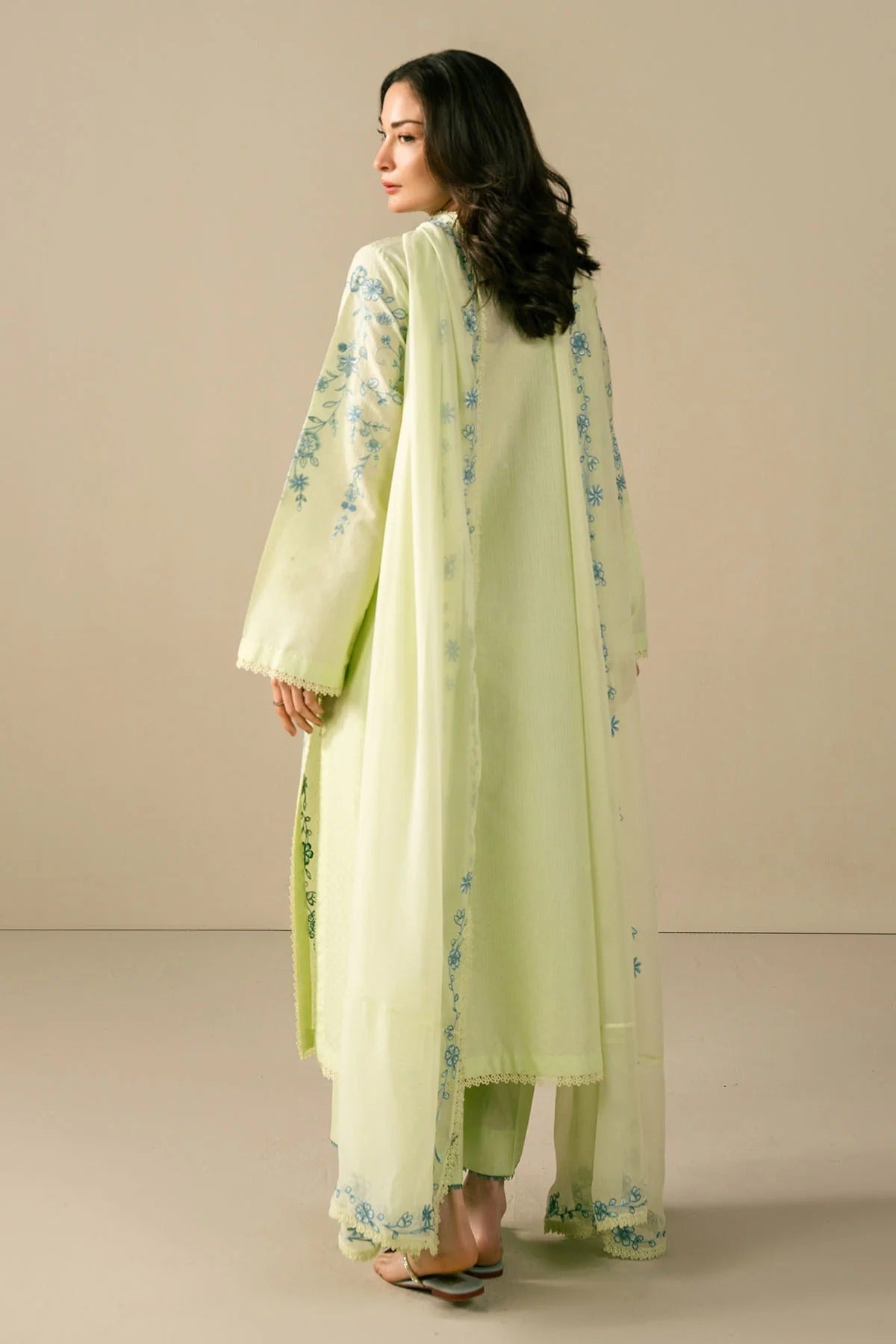 Neemal Embroidered-3pc