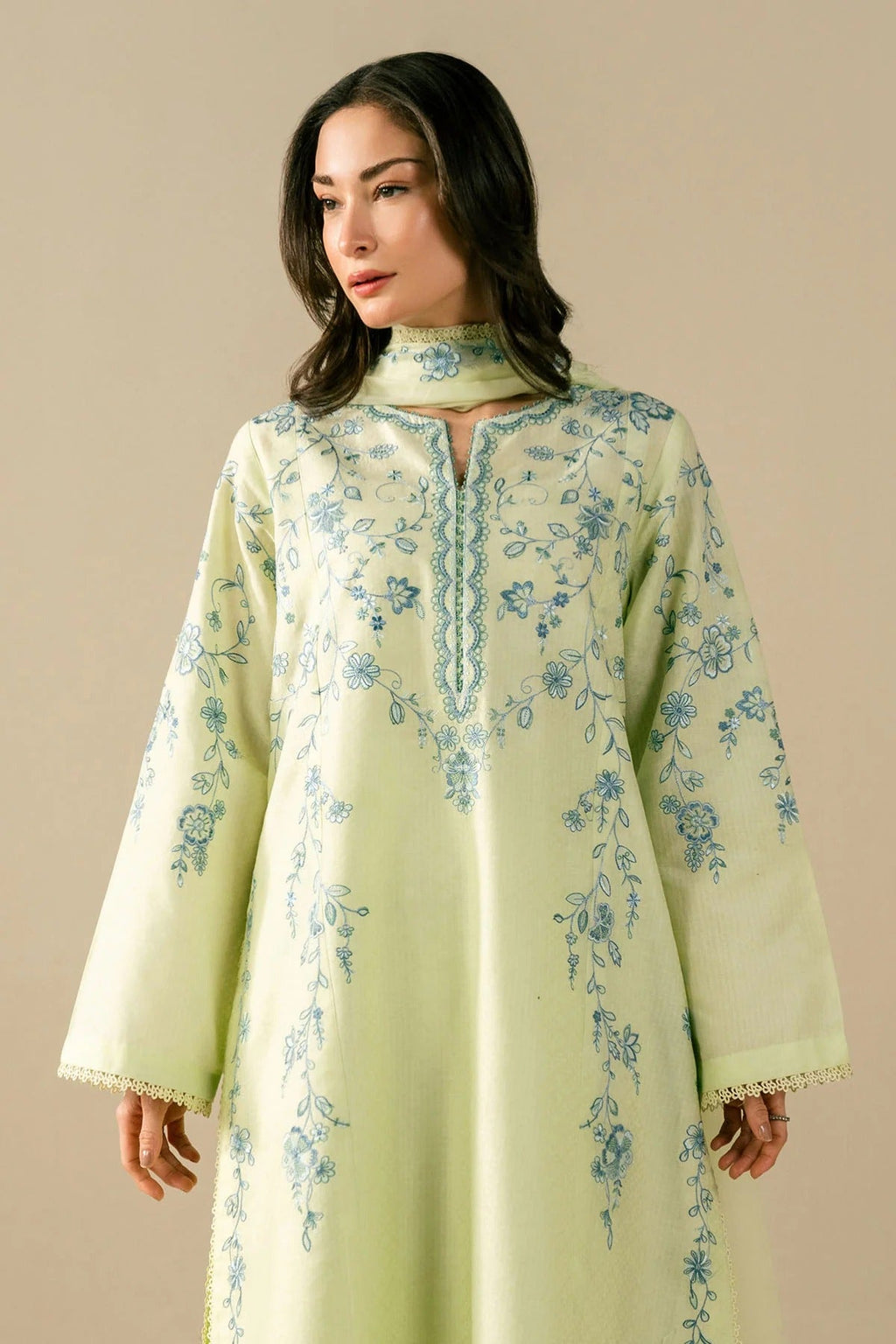 Neemal Embroidered-3pc