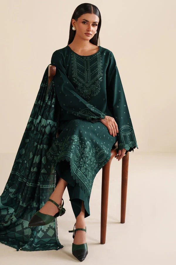 NAVYA - Embroidered 3pc - Chaudhary Arts