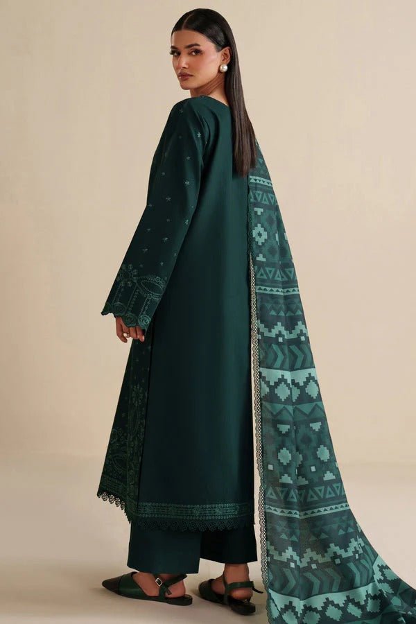 NAVYA - Embroidered 3pc - Chaudhary Arts