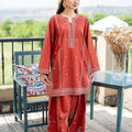 Rust Livia - 2pc - Chaudhary Arts