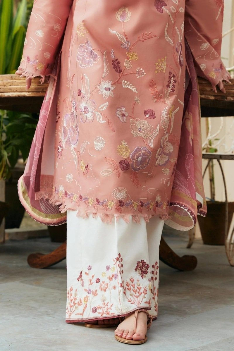 Sahrosh Embroidered 3pc - Chaudhary Arts